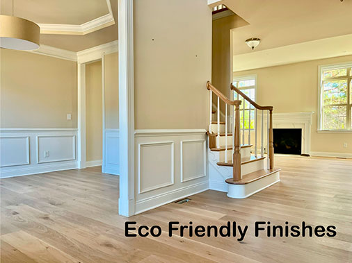 Hardwood flooring eco-friendly stains