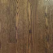Red Oak hardwood with Golden Brown floor stain
