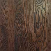 Red Oak hardwood with Red Mahogany floor stain