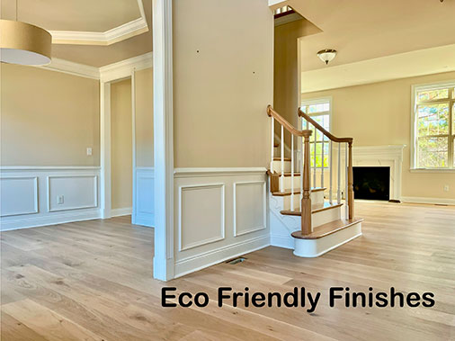 Hardwood flooring eco-friendly stains