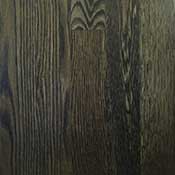 White Oak hardwood with Ebony floor stain